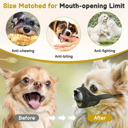 Muzzle For Short Snout and Small Medium Dogs