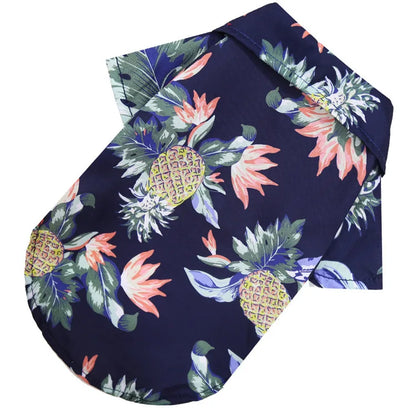 Hawaiian Style Summer Sand Beach Dog Shirts