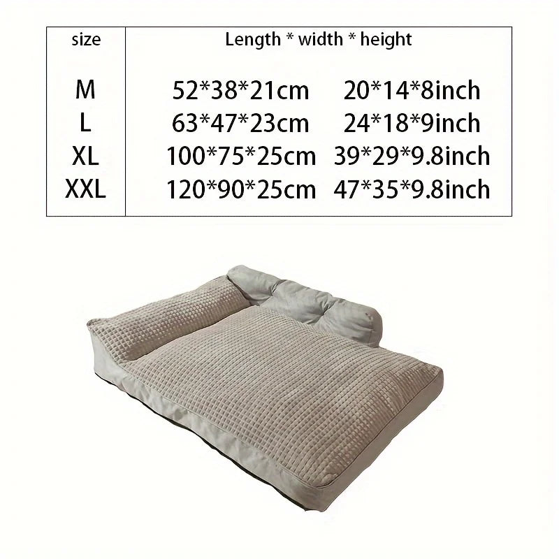 Soft washable Pet Bed with Non-Slip bottom