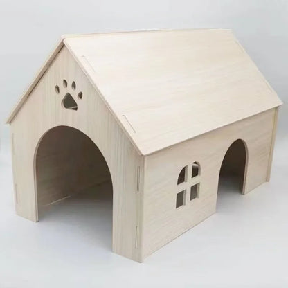 Wooden Nest Guinea Pig Squirrel Nest Dutch