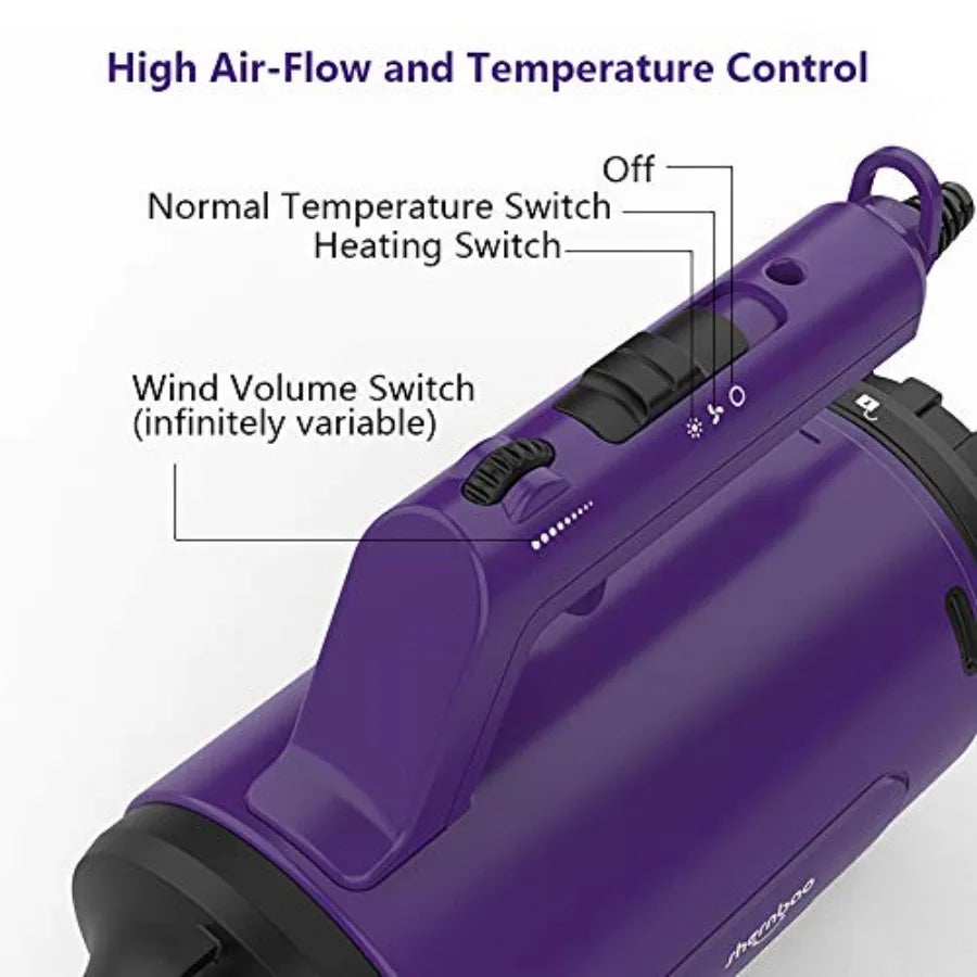 High Velocity Professional Dog Dryer for Pet Grooming