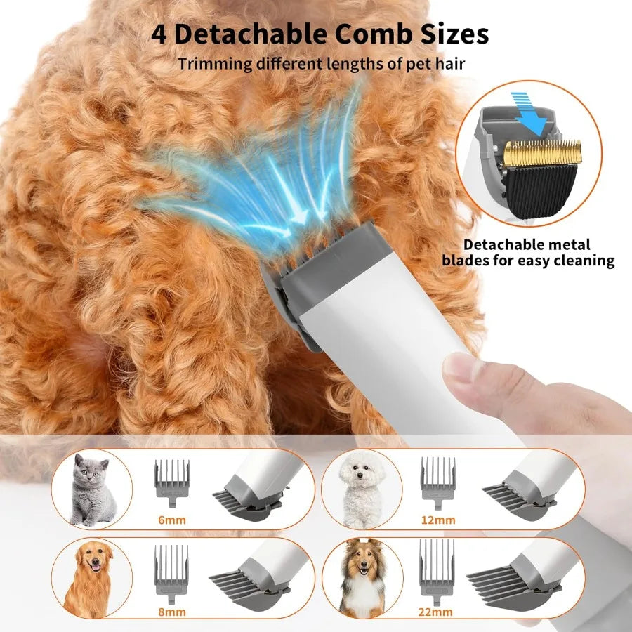 Dog Vacuum and Hair Dryer for Shedding & Grooming