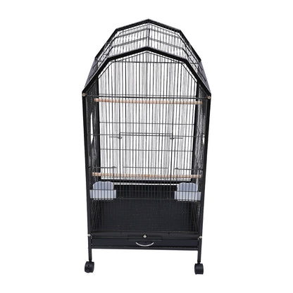 Large Bird Cage Stand on Wheels.