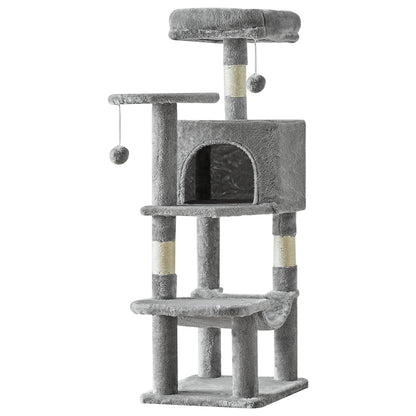 44In Cat Tree Tall Multi-Cat Climbing Scratching Tower