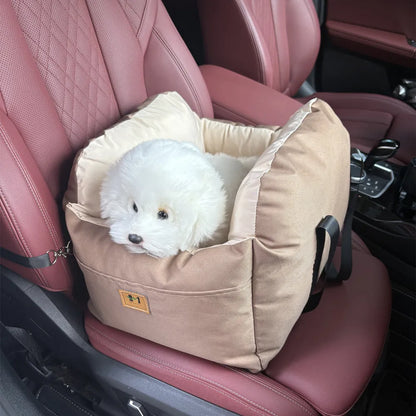 Pet Car Seat Bedding Travel Mattress with Safety Belt