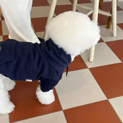 Letter Hoodie Fashion Cotton Dog Clothes / Costume