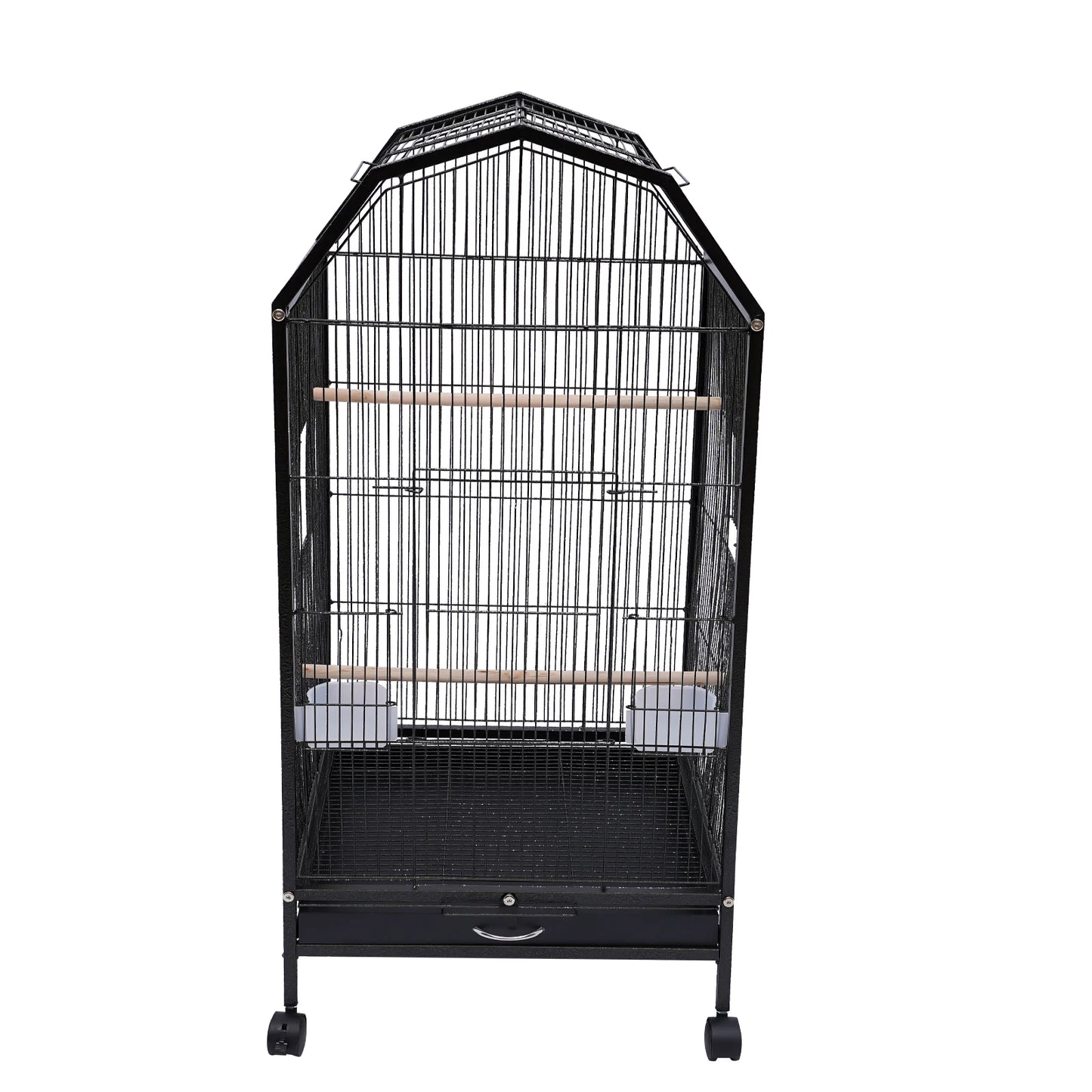 Large Bird Cage Stand on Wheels.