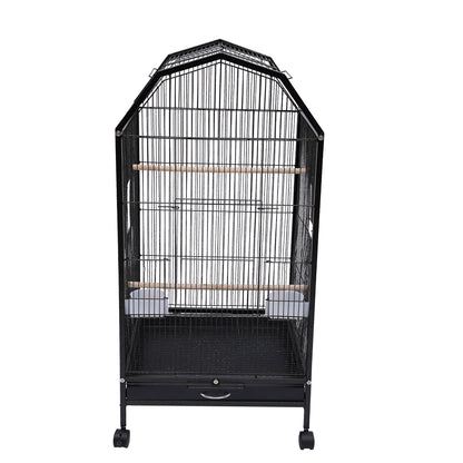 Large Bird Cage Stand on Wheels.