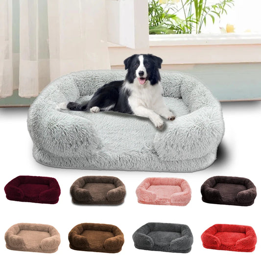 Thickened orthopedic dog bed removable, washable cover