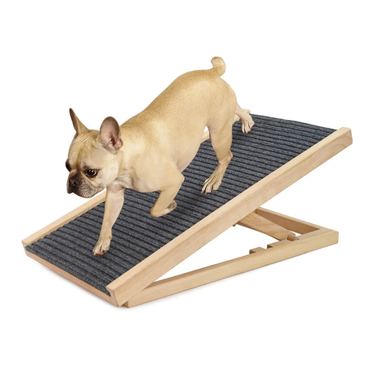 Lightweight, Adjustable Pet Dog Ramp Climbing Ladder