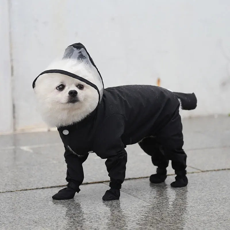 Waterproof Dog Pet Raincoat, Full Coverage with Hood