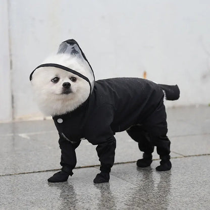 Waterproof Dog Pet Raincoat, Full Coverage with Hood