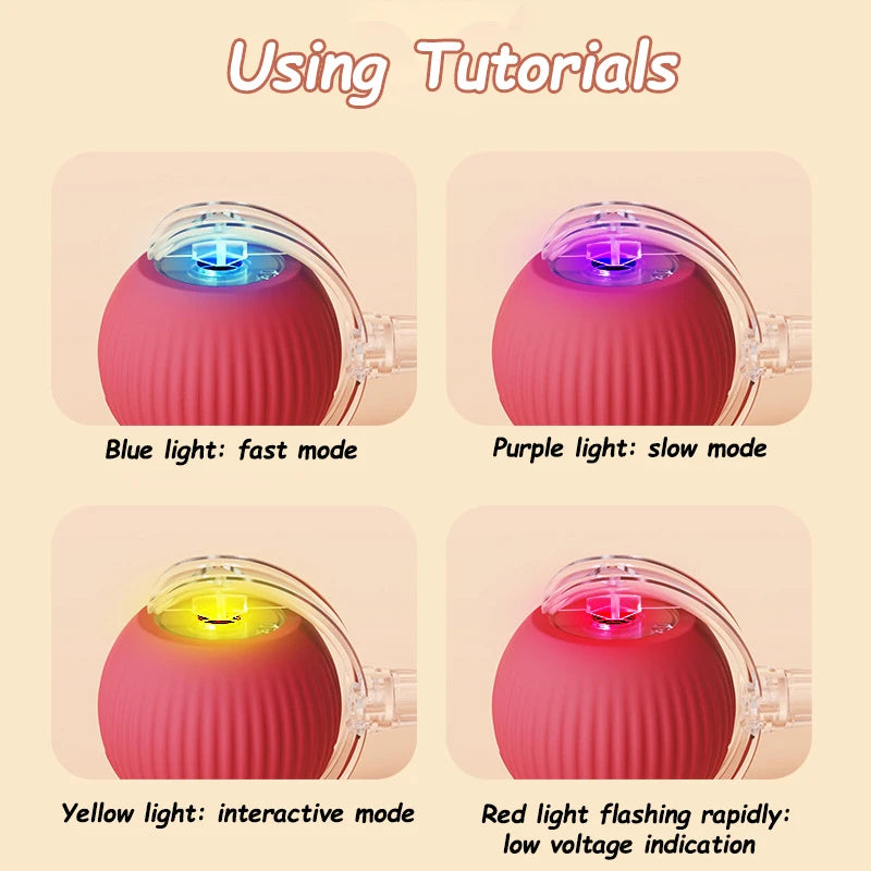 Cat Rechargeable Interactive Automatic Rolling Ball Toy
